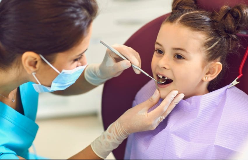 Gentle dental checkup for kids by pediatric dentist in Sharjah
